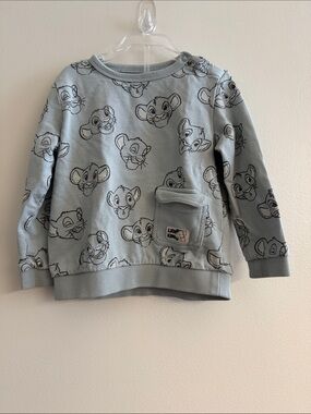 C&A Blue Lion King Kids Sweatshirt with Pocket